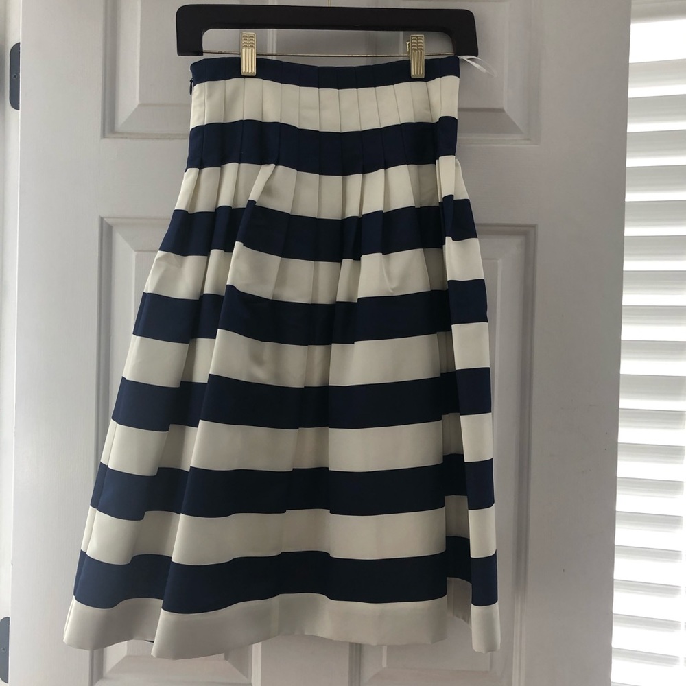 JCrew stripped skirt. Size 0P